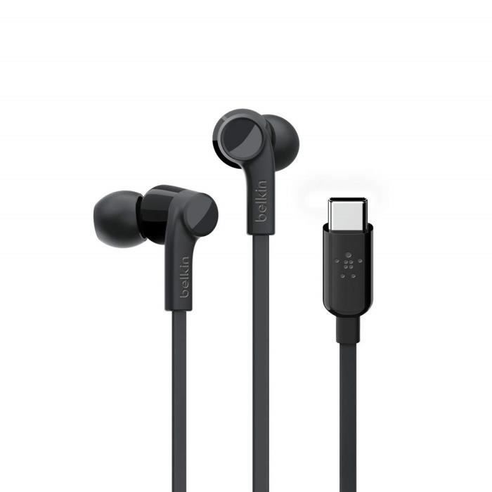 BELKIN ROCKSTAR oordopjes - USB-C - In-ear - Spatwaterbestendig