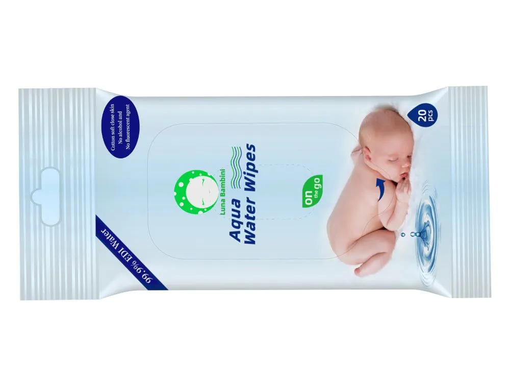 Luna Bambini Aqua Water Wipes Chusteczki wodne 20 szt.