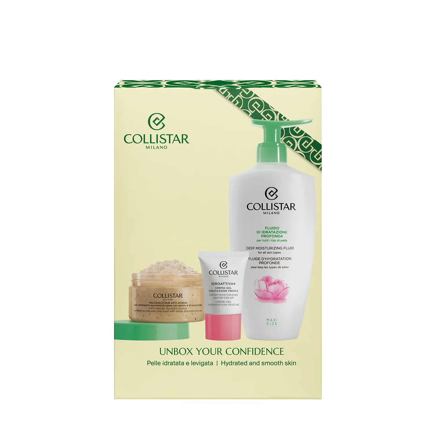 Corpo Cofanetto Fluido Di Idratazione Profonda - Cofanetti Viso e Corpo, Fluido Corpo, Esfoliante, Crema viso giorno idratante
