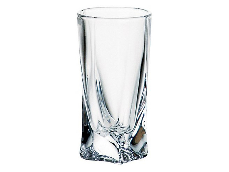 Komplet 6 kieliszków do wódki 50 ml Quadro