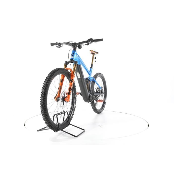 Bicicleta eléctrica Cube Stereo Hybrid 140 HPC Actionteam - azul - Bicicleta de montaña eléctrica con suspensión completa - Bosch 750 Wh reacondicionada