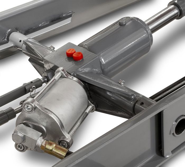 Sollevatore pneumatico mobile per motociclette 450 kg 2200x680 mm MW Tools TPSL450