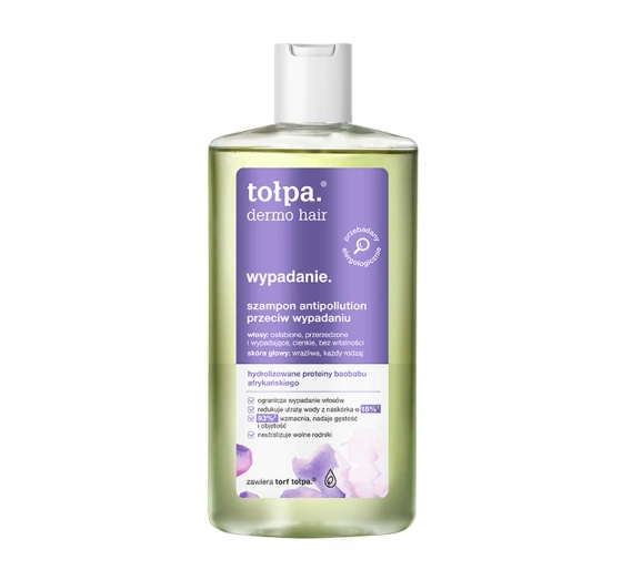 Tołpa Dermo Hair wypadanie szampon Antipollution przeciw wypadaniu 250ml
