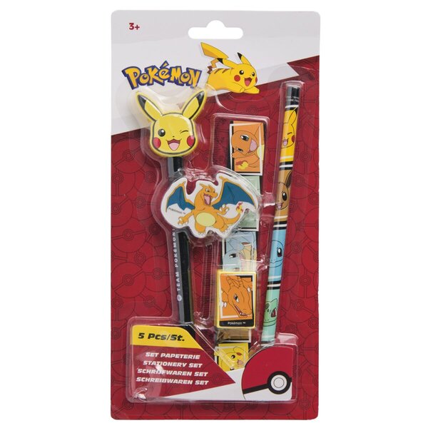 Set de papelería de Pokémon<br>