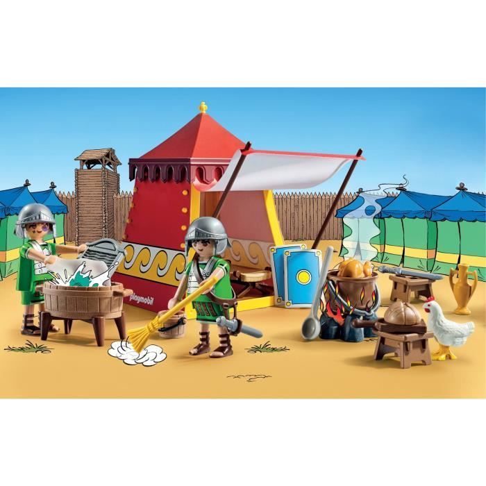 PLAYMOBIL 71829 Tenda dei legionari, Asterix, Personaggi dei fumetti, Età 5+