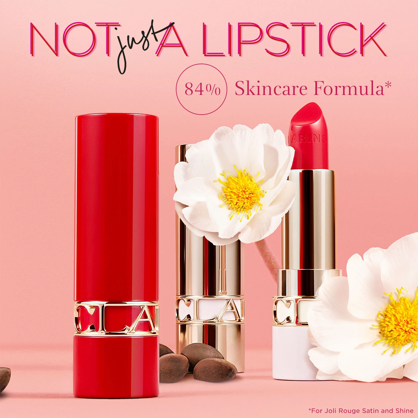 Joli Rouge Satin ruž za usne 744 Soft Plum - Clarins