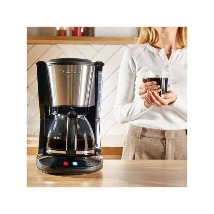 Macchina per caffè filtro Moulinex 1,2 l, 15 tazze, 1000 W, nera - FG5S0DE0