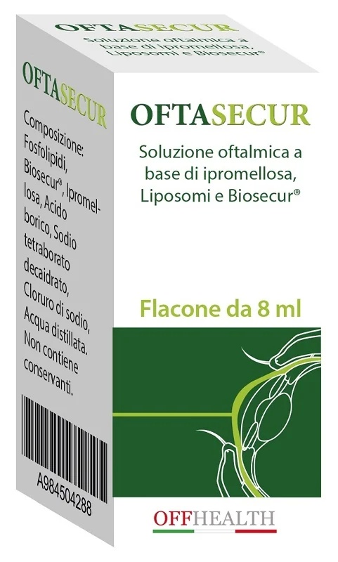 Colírio Oftasecur Biosecur 8 ml