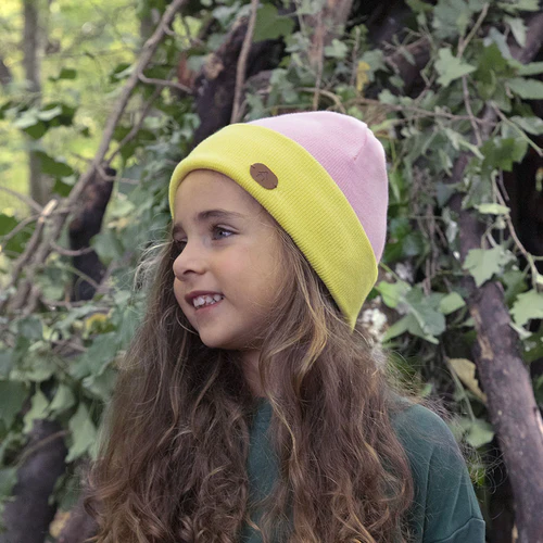 Cabaia Bonnet Arcata Sunset Jaune & Rose jaune