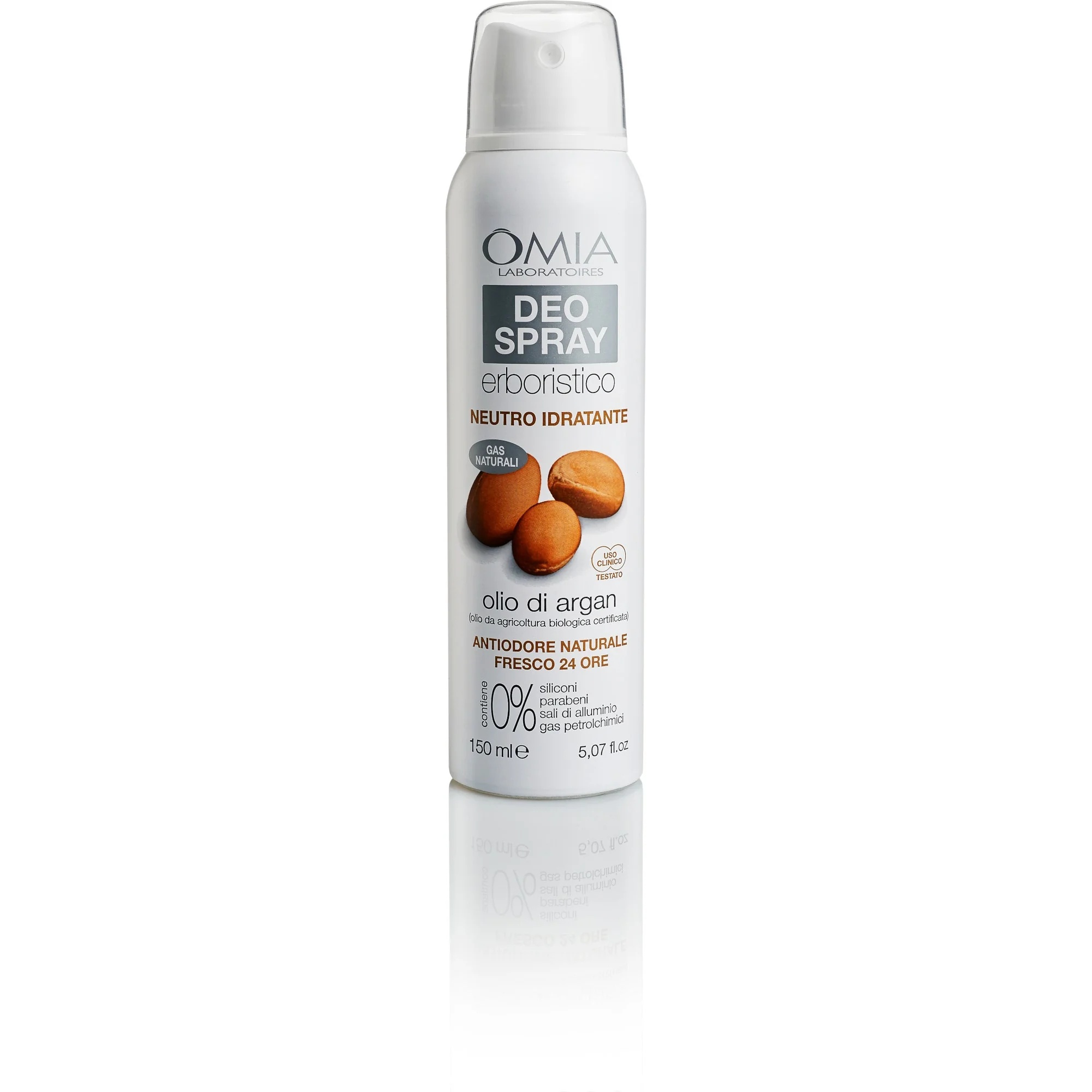 Déodorant spray OMIA Herbal à l'huile d'argan bio 150 ml