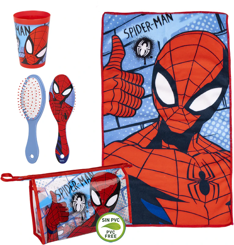 Conjunto de viagem Marvel Homem-Aranha para crianças