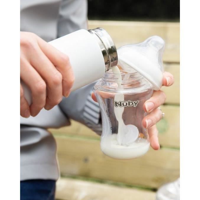 Babyflesbereiding - NUBY - RapidCool™ - Klaar in 2 min - Wit