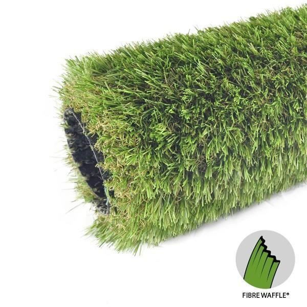 Césped sintético - 42 mm - 4 m x 3 m - Resistente al cloro - 10 años de garantía