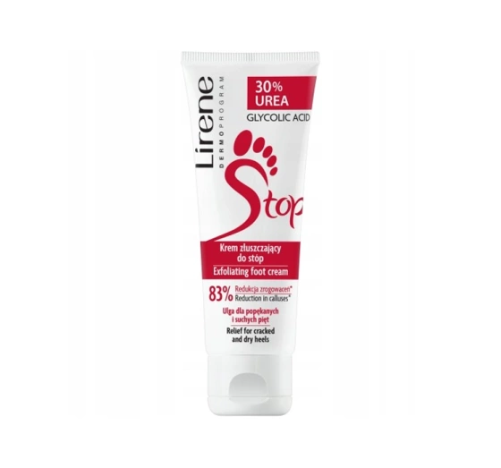 Lirene Dermoprogram złuszczający krem do stóp 75 ml