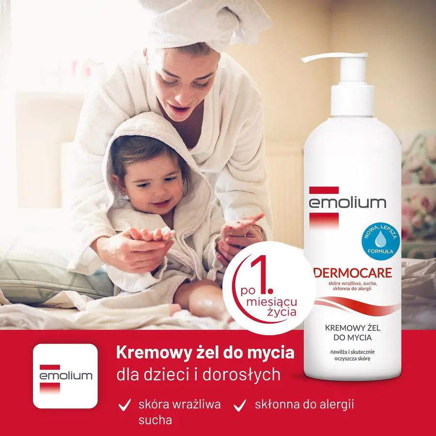 Emolium Kremowy żel do mycia