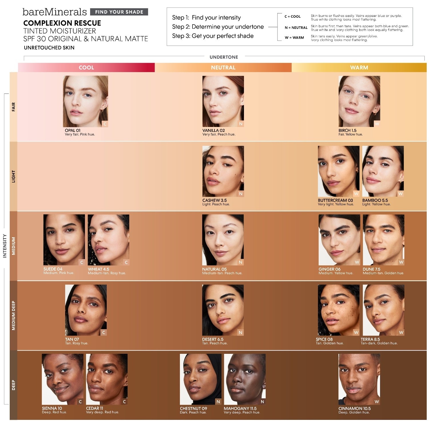 bareMinerals BB krema Complexion Rescue Natural Matte tonirana hidratantna krema s mineralnim SPF30 - 35 ml
