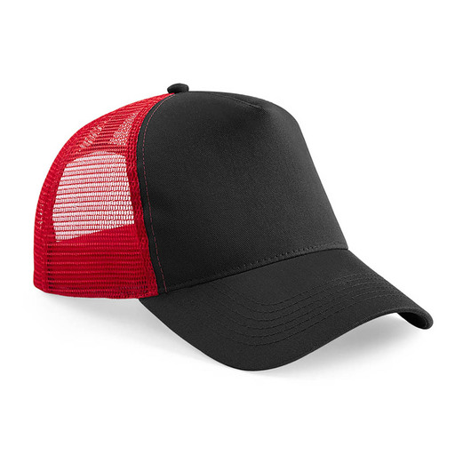 Casquette/visière Beechfield taille moyenne, respirante, en maille abeille