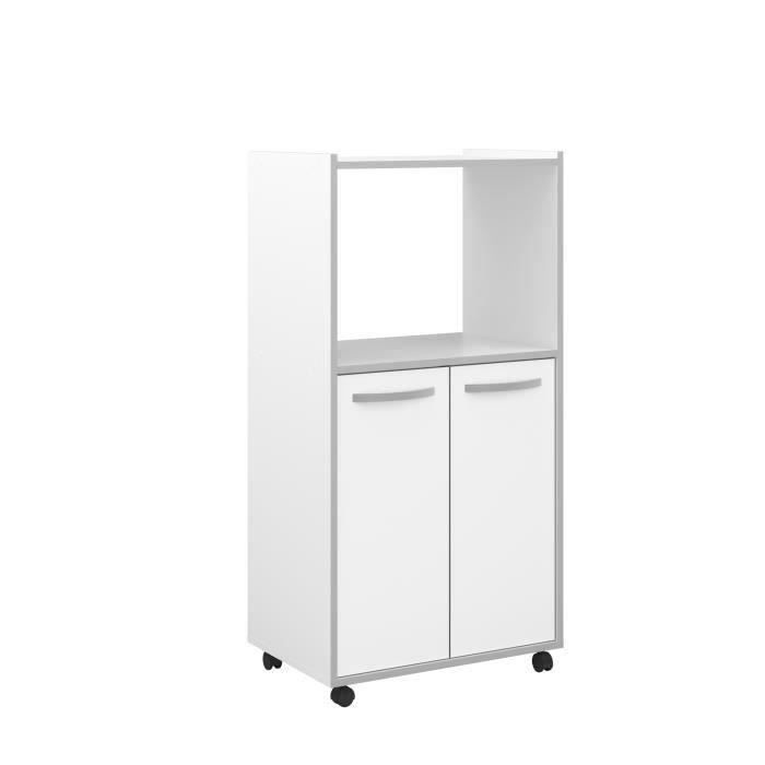 Carrito de cocina OSLO L 60cm Blanco
