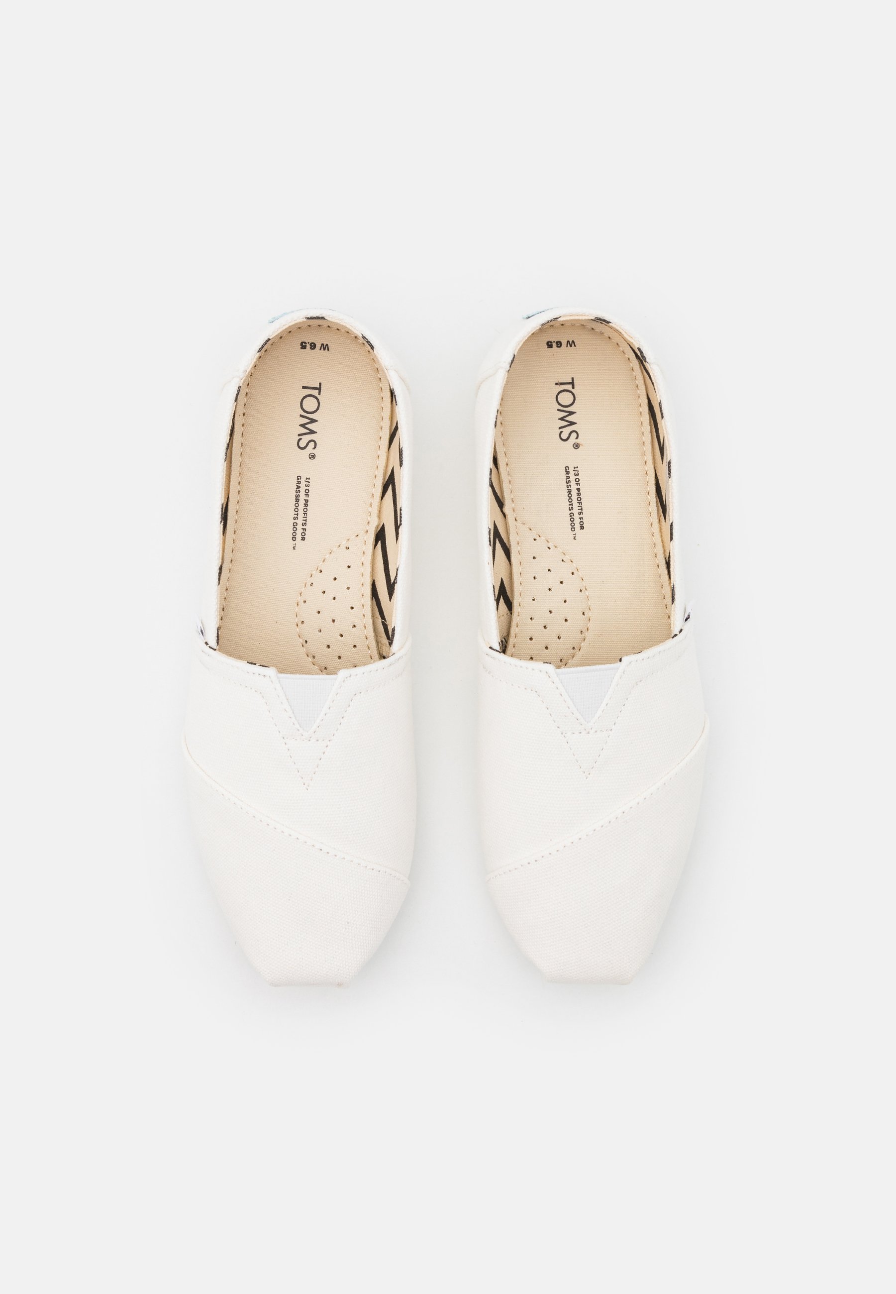 TOMS ALPARGATA - Slipper - weiß