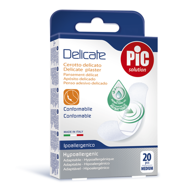 Pic Delicate Medium Plaster 20 enheter 20 enheter