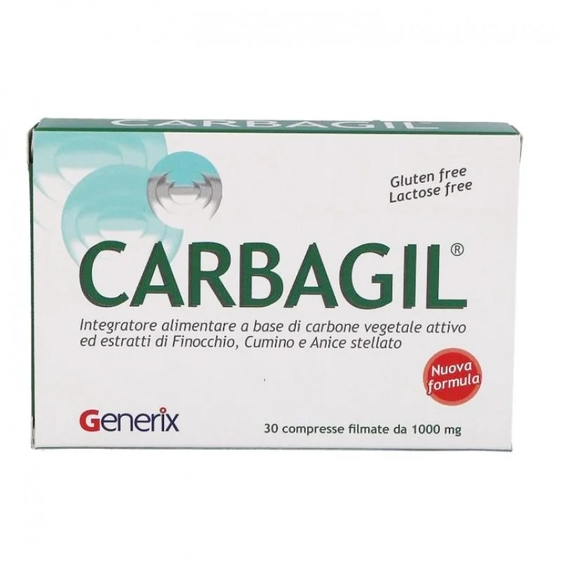 CARBAGIL Carbagil voedingssupplement tegen darmgas 30 tabletten