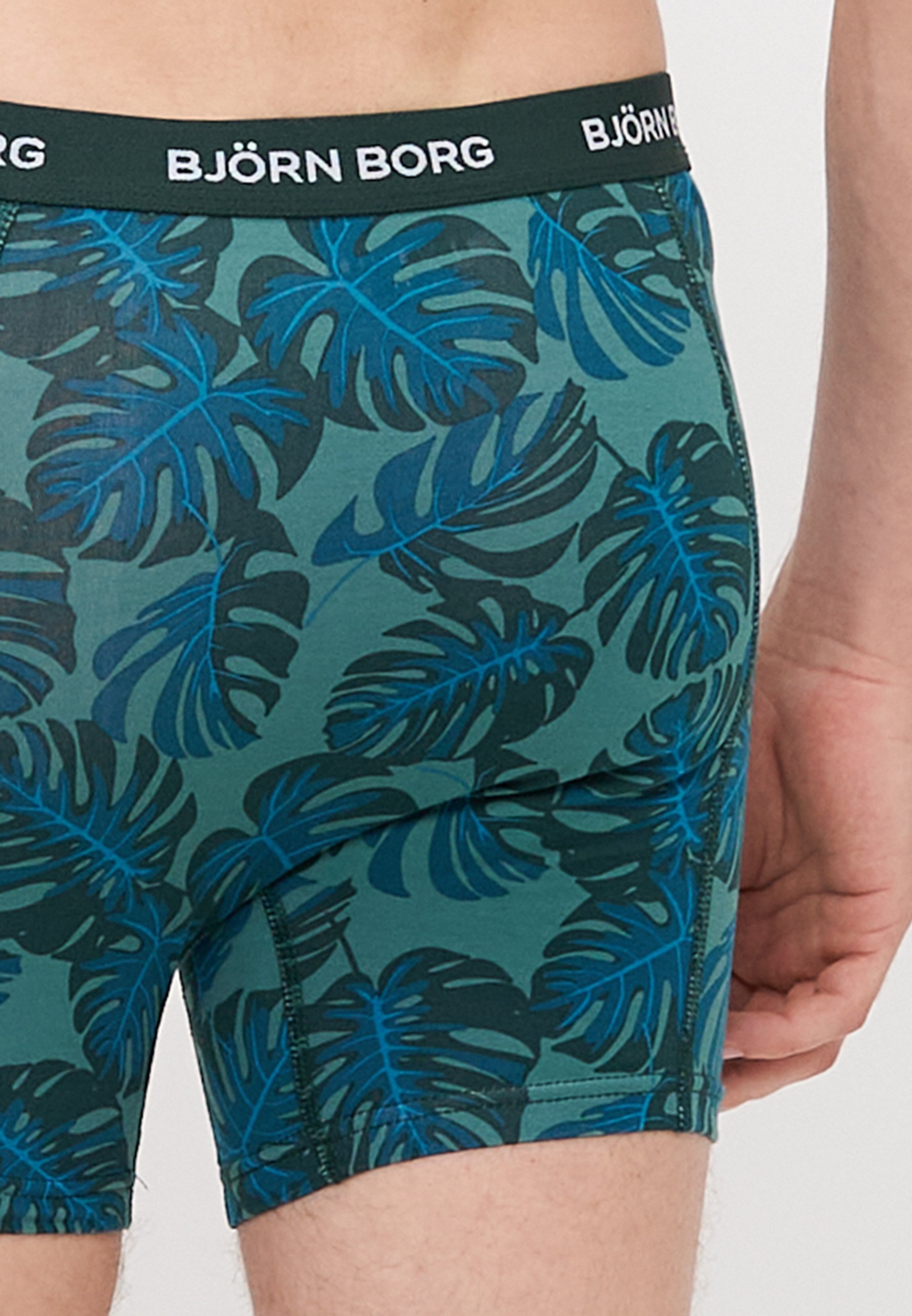 Lot de 3 shorts Björn Borg - noir/vert