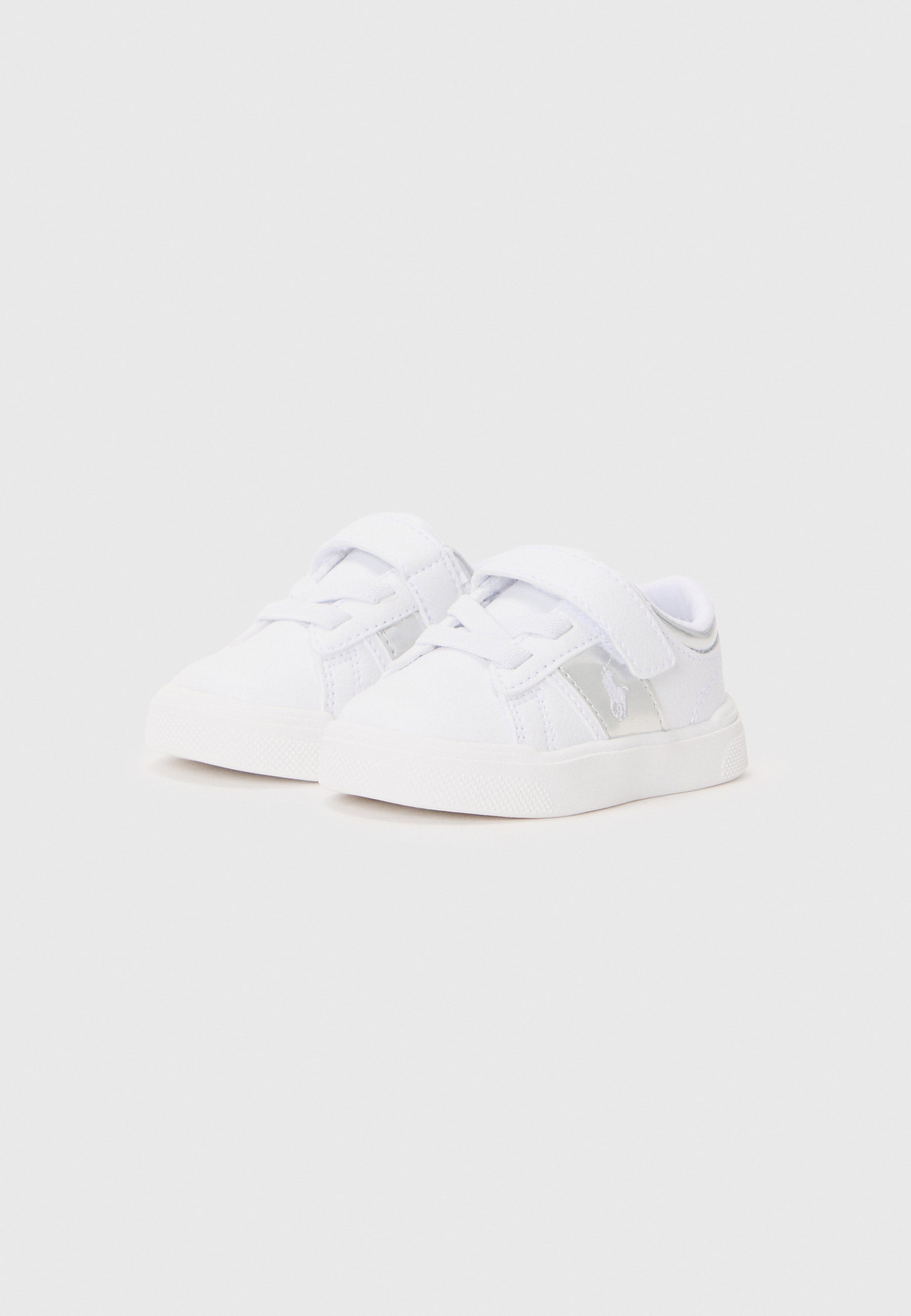 Polo Ralph Lauren FRAZIER UNISEX - Babyschoenen - wit/zilverkleurig
