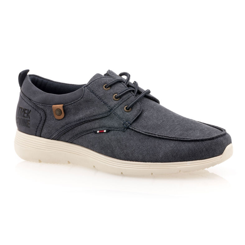 Mocasines/zapatos náuticos azules para hombre