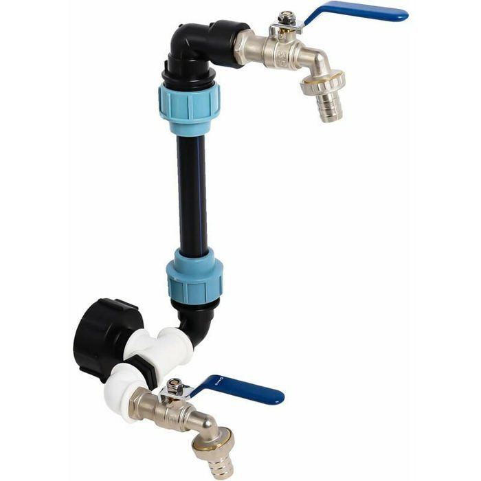 IBC Gooseneck with S60x6 Fitting and 3/4