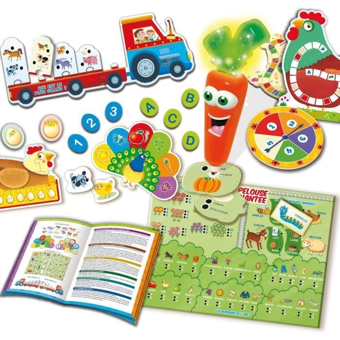 Carotina 50 Games, Educational Game Set, LISCIANI GIOCHI, Red, Parental supervision required, Ages 3 and up