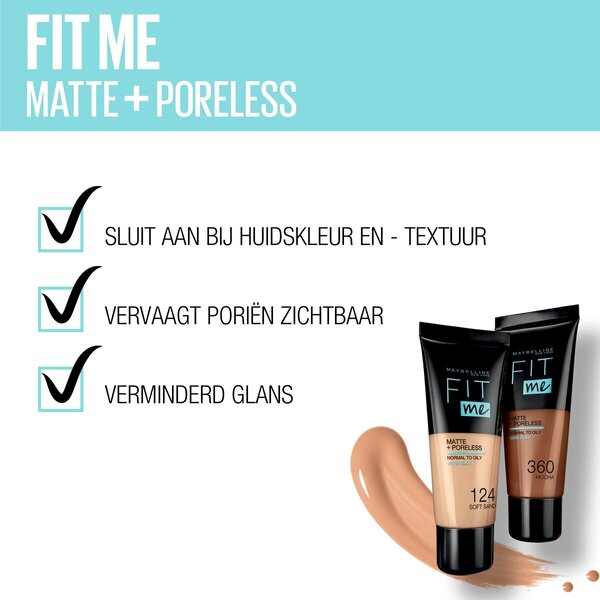 Fond de ten Maybelline New York Fit Me Matte & Poreless 107 Rose Beige