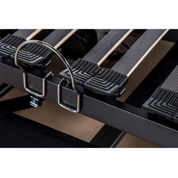 Conjunto de relajación DEKODREAM: Colchón de espuma de 2x90x200 cm + Base de cama eléctrica de TPR