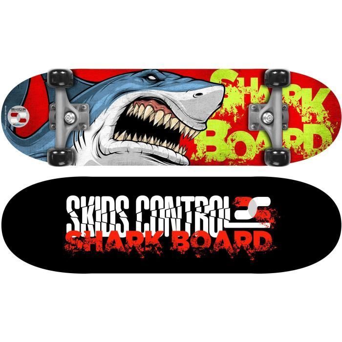 Skateboard STAMP 28 x 8 Shark Skids Control