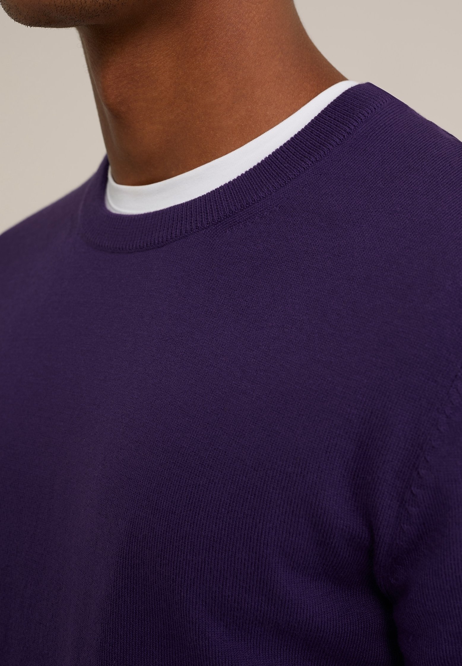 WE Fashion Pullover – Dunkelviolett