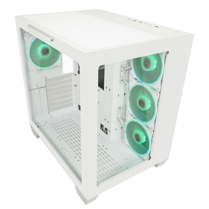 Gaming PC Case - LC-Power - Gaming 807W - 4 ARGB Fans - Tempered Glass - ATX Compatible - Wide Compatibility