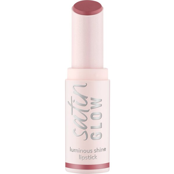 Szminka Essence Satin Glow 03 Rose And Shine Luminous Shine<br>3,5 g