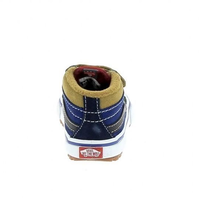 VANS SK8 Mid Relissue BB Sneakers da bambino, blu navy - Neonato - Tessuto - Lacci - Blu scuro