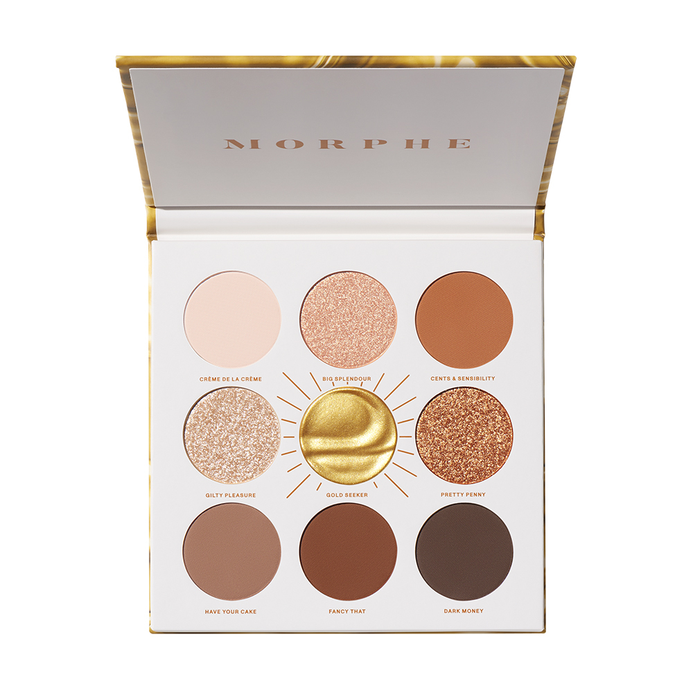 Paleta sjenila za oči Pan Gold Seeker Artistry 9 - Morphe