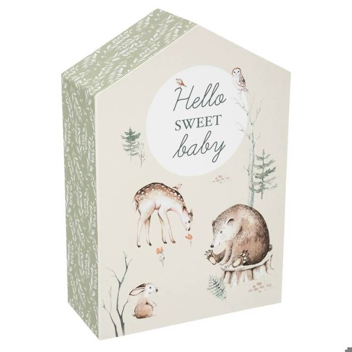Coffret de naissance souvenirs forêt 10 tiroirs PPR - Atmosphera Créateur d'intérieur