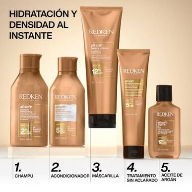 Redken All Soft Moisture Restore nenoskalojams, stiprinošs līdzeklis bez skalošanas 150 ml 150 ml