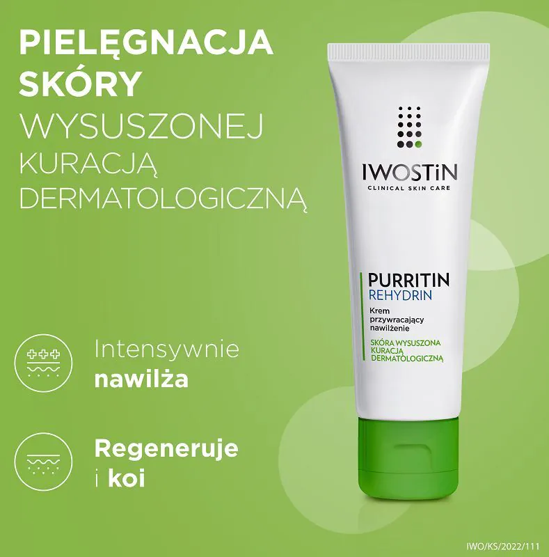 Iwostin Purritin Rehydrin Krem Przywracjący Nawilżenie