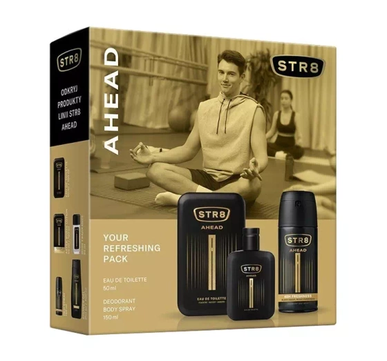 STR8 Ahead woda toaletowa 50 ml   dezodorant spray 150 ml
