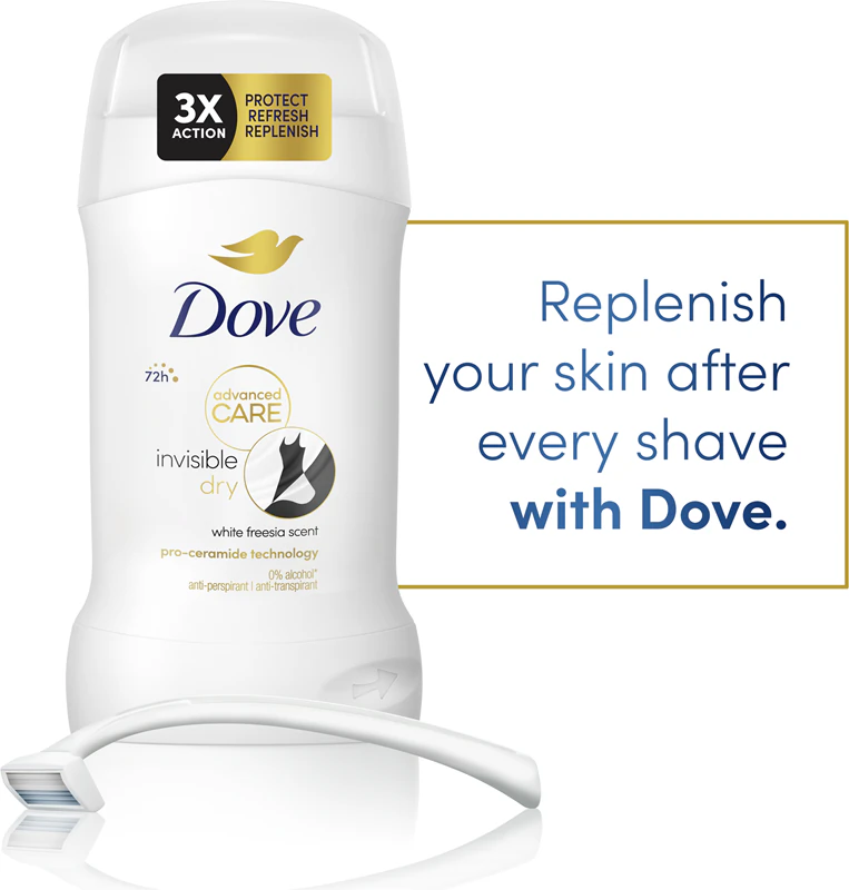 Dove Advanced Care Invisible Dry dezodorant v tyčinke