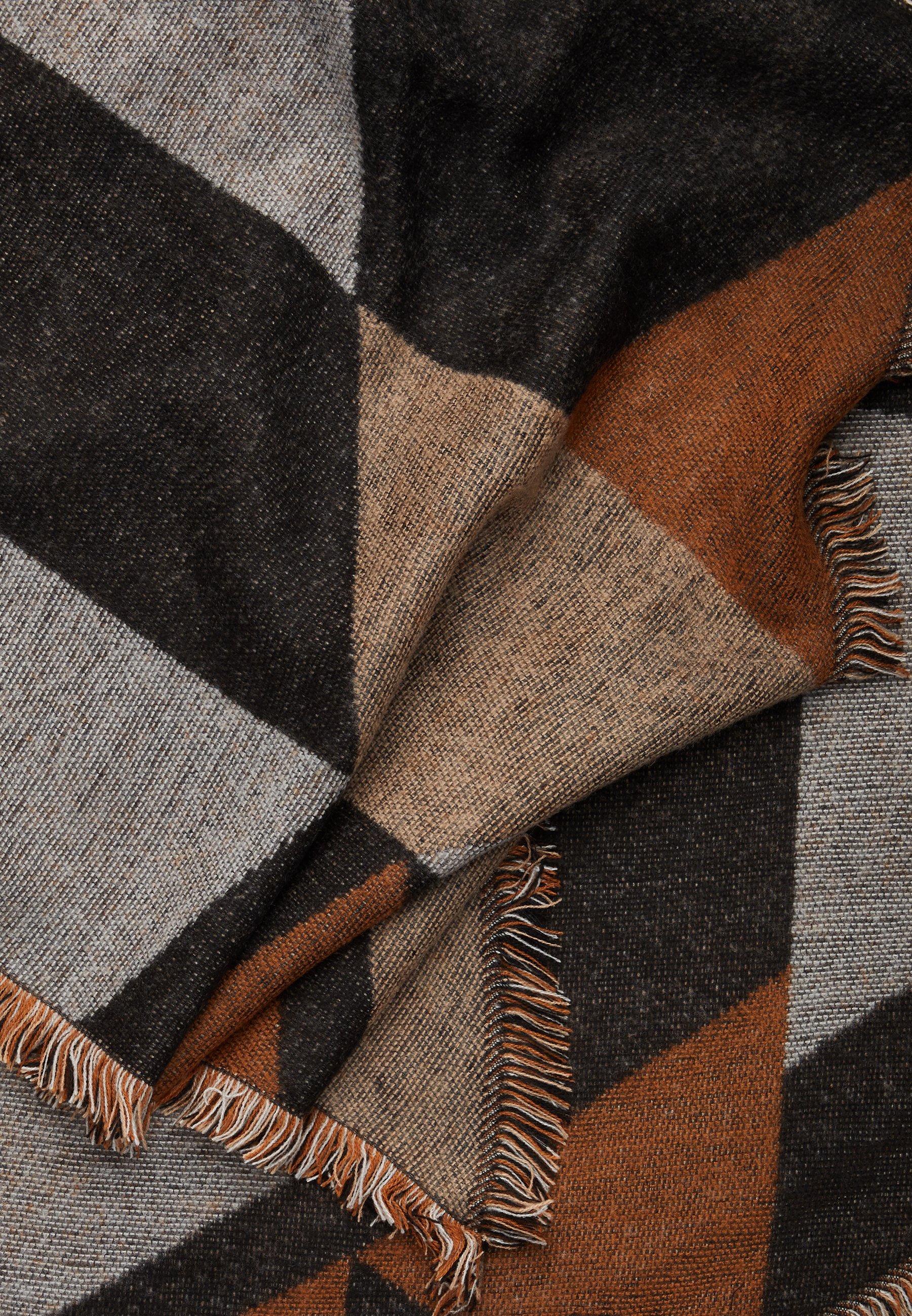 Sciarpa Even&Odd - rame/nero/grigio
