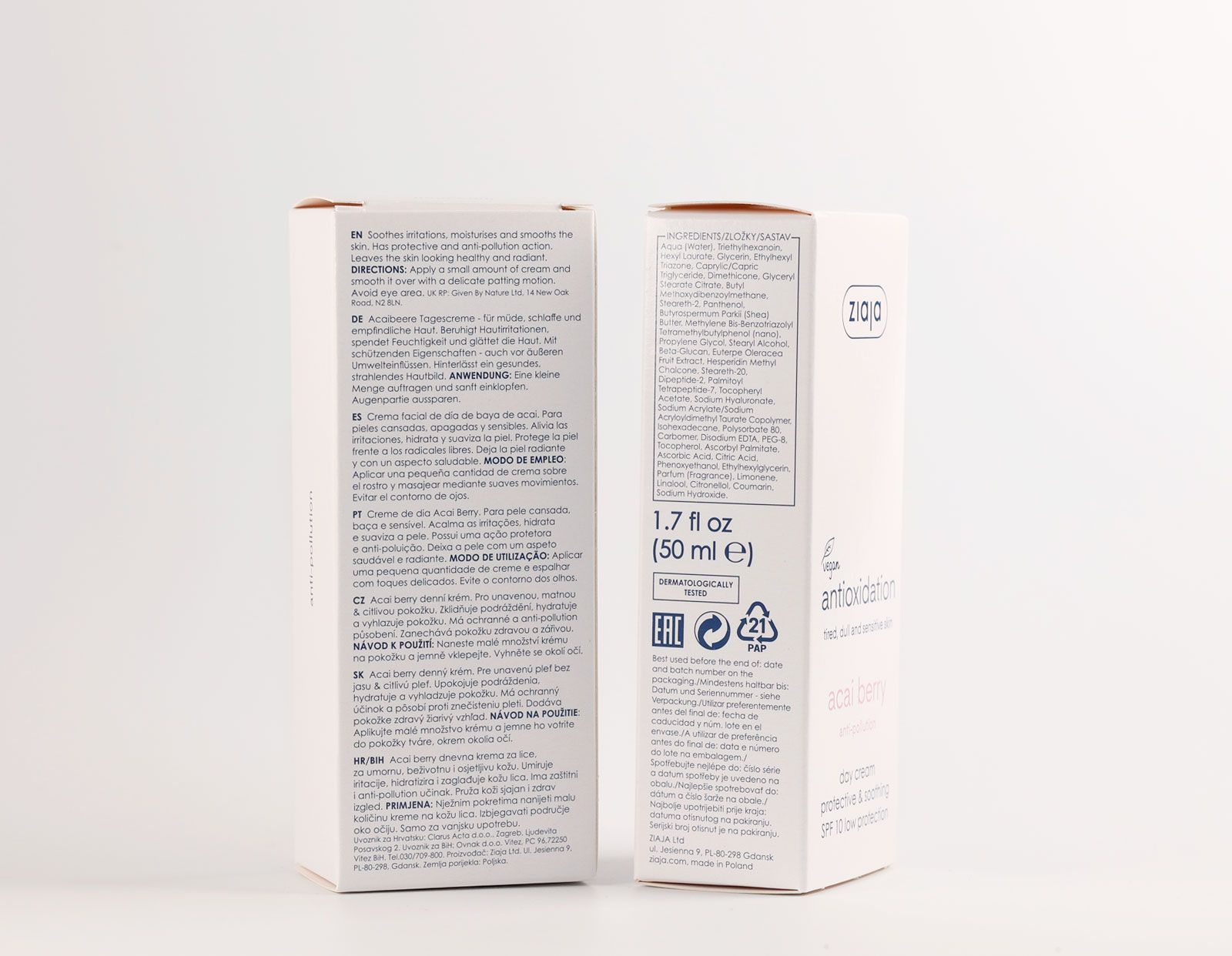 Dnevna krema s acai bobicama SPF10 Kreme protiv bora i starenja