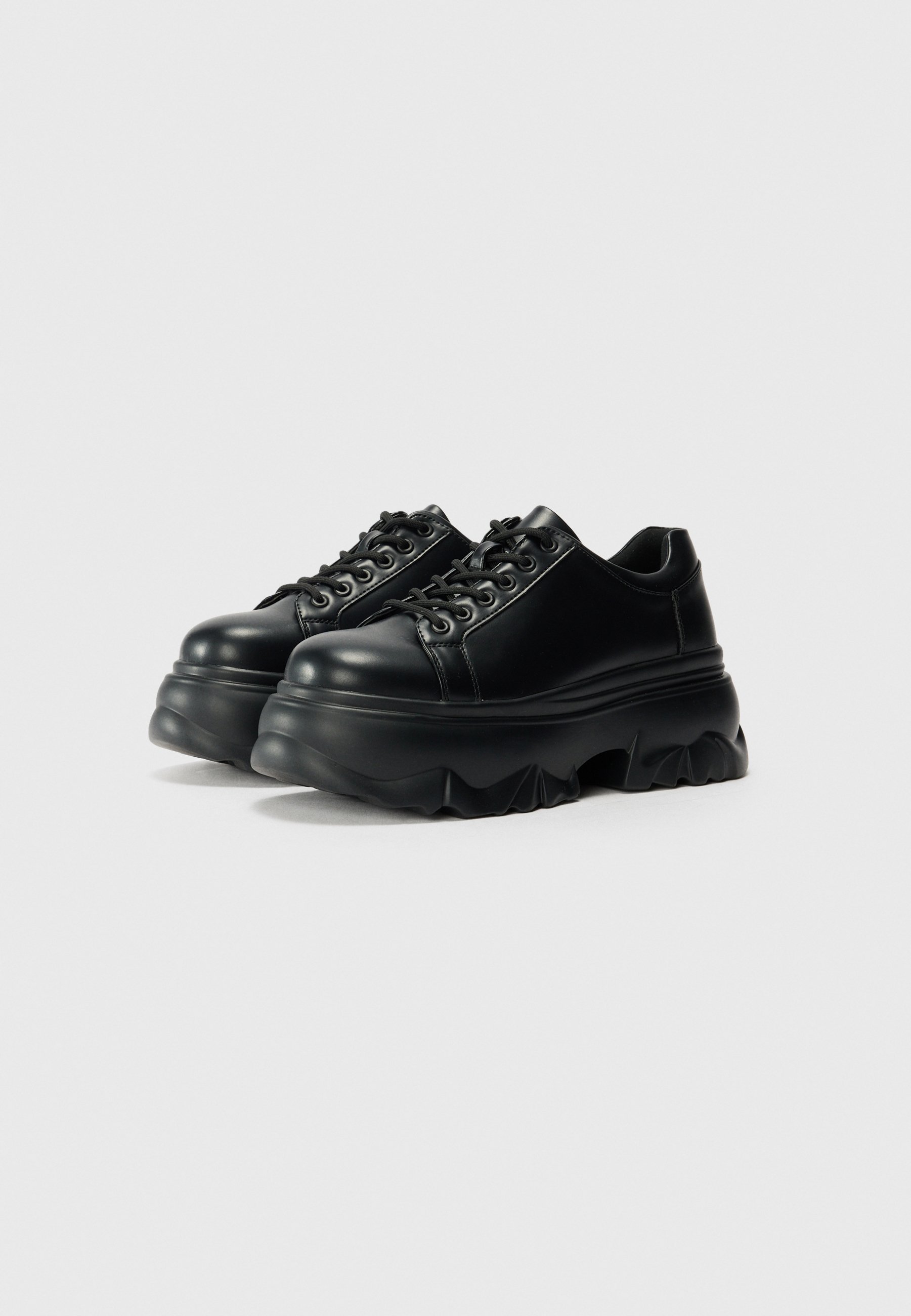 Even&Odd Wide Fit veterschoenen - zwart