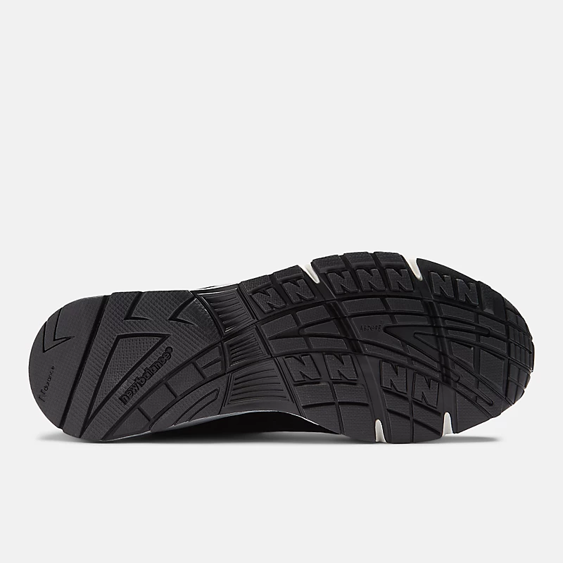 Gemaakt in het VK 991v1 Herenschoenen - Zwart met zilver