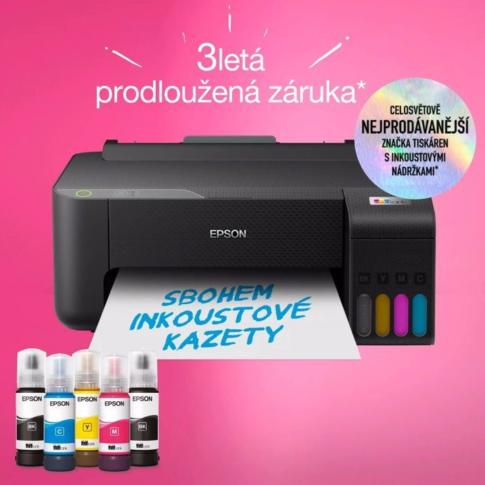 Stampante a getto d'inchiostro Epson EcoTank L1270 - Formato A4 - 10 ppm - Nero - Wi-Fi
