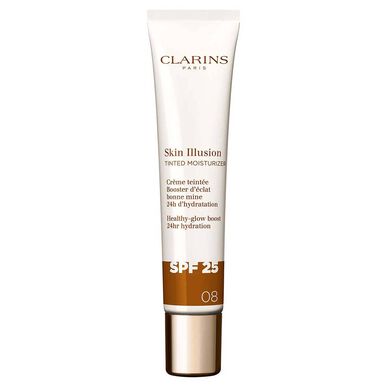 Clarins Skin Illusion sävytetty kosteusvoide, luonnollinen väri, kirkas viimeistely, 40 ml