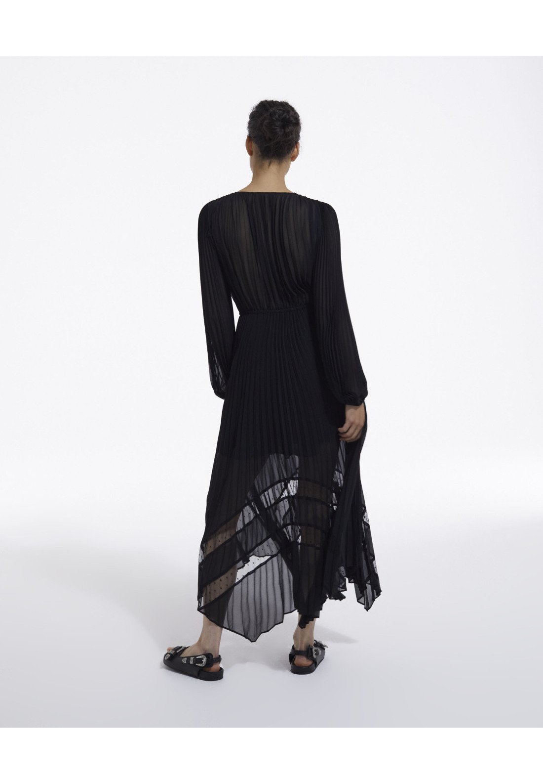 De Kooples dagjurk - zwart
